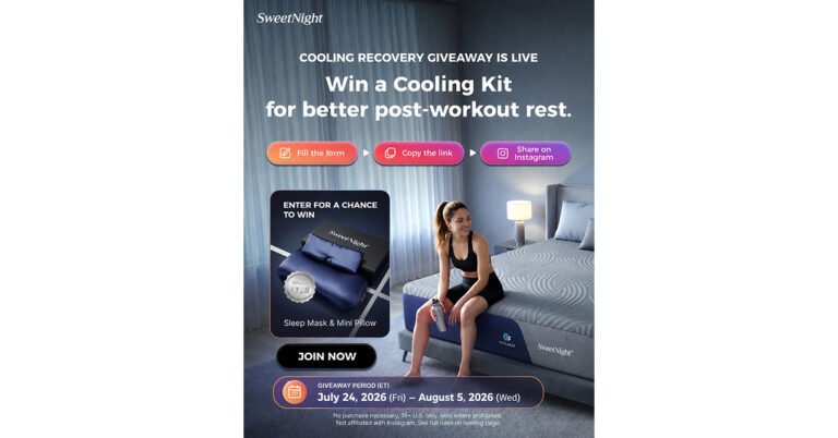 SweetNight Launches The Cooling Recovery Campaign, Offering Exclusive Cooling Kits to Support Summer Sleep and Recovery SweetNight Launches The Cooling Recovery Campaign, Offering Exclusive Cooling Kits to Support Summer Sleep and Recovery