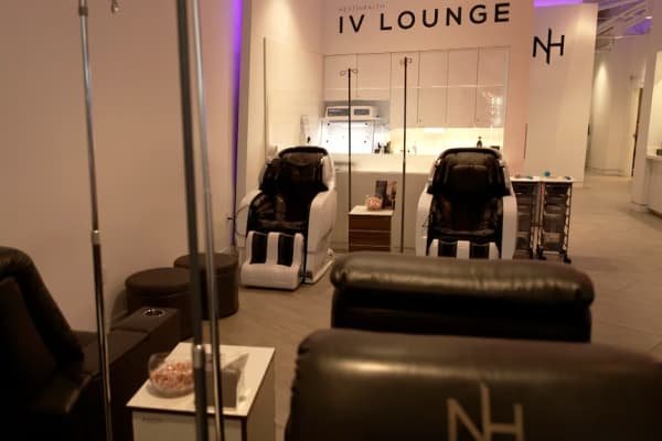 Next Health clinic allows customers to inject themselves with nutrients using IV drips.