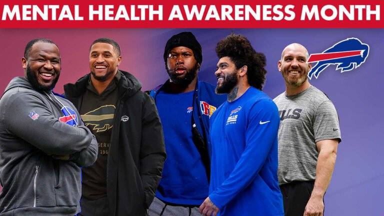 Buffalo Bills Players Talk Mental Wellness During Mental Health Awareness Month!