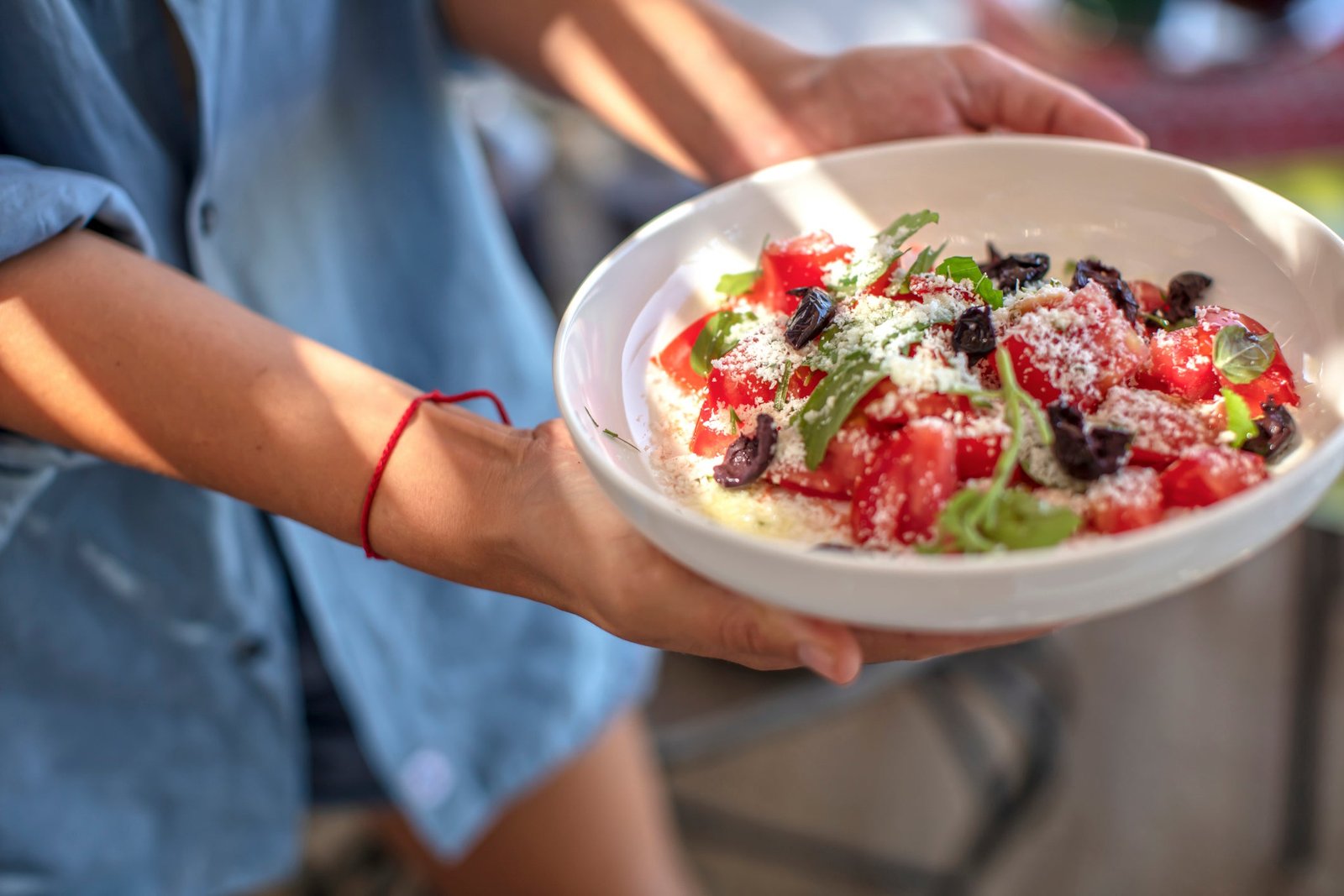 Light dinners with a high water content can aid our ability to sleep later in the evening