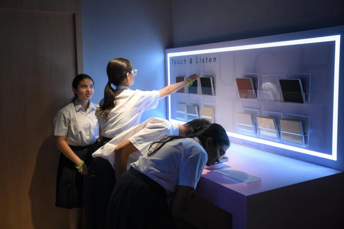 In the Anchor Room at MindCove, youths learn to use their five senses to help them calm down when they feel overwhelmed.