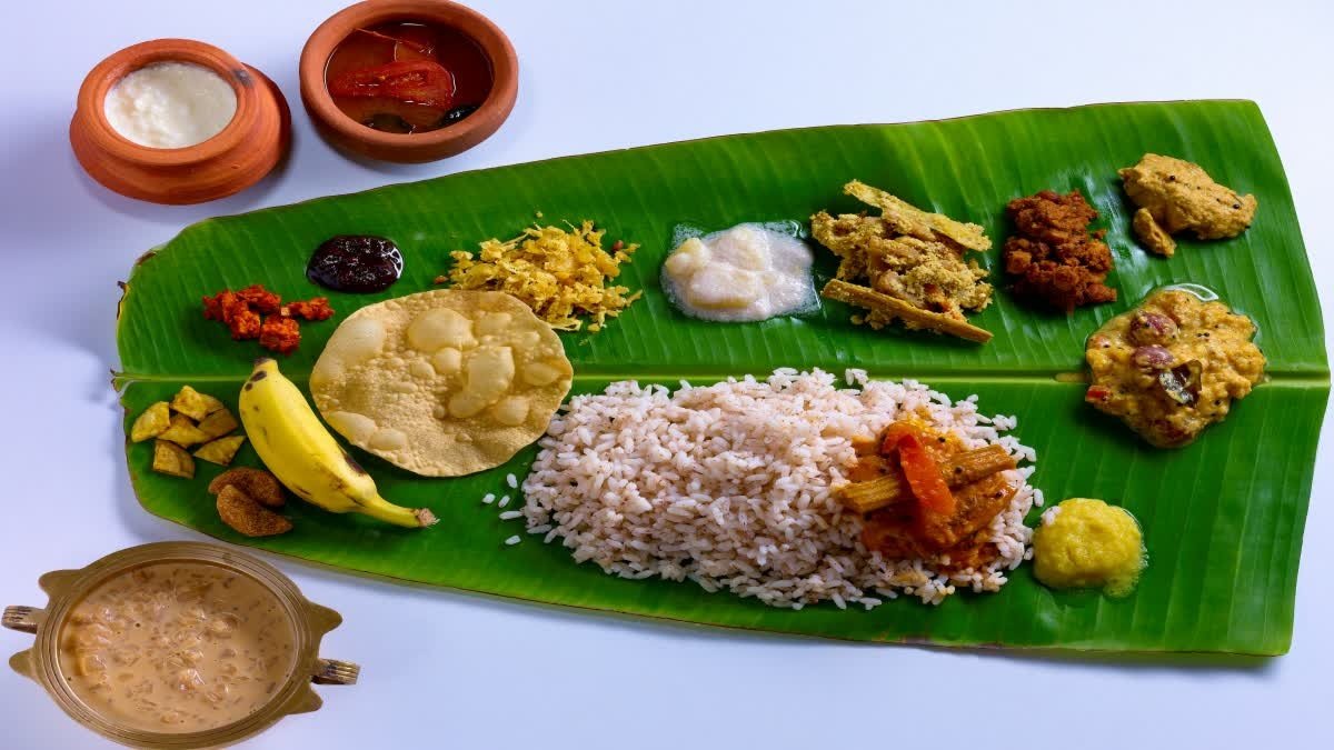 Sadya spread