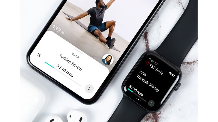 Future app shown on a phone and smart watch on white background.