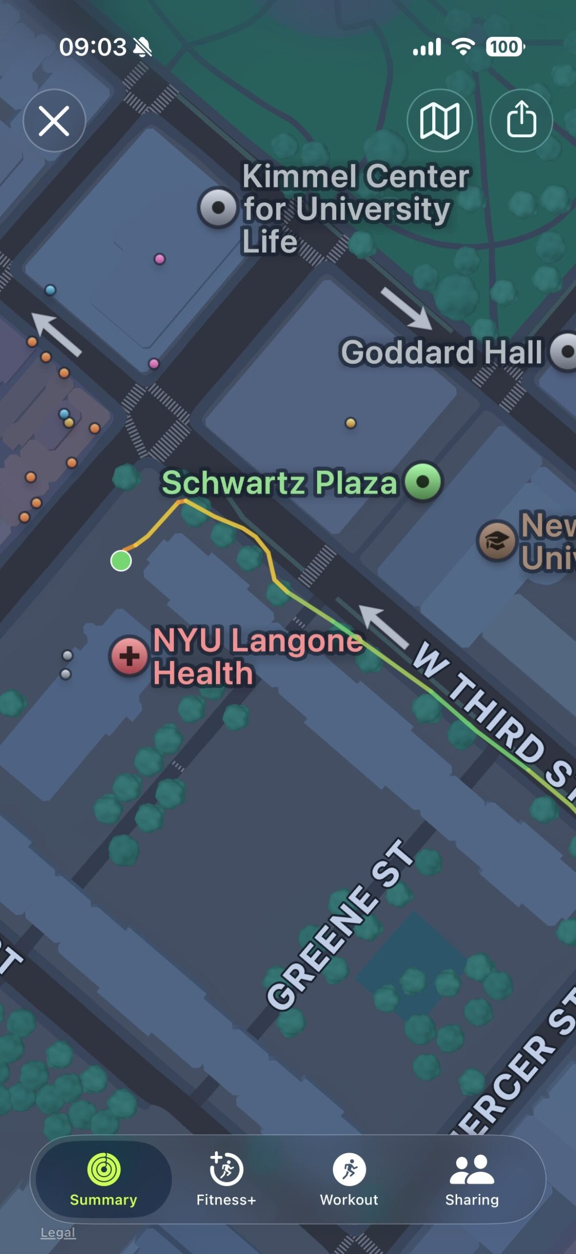 <em>The Apple Watch Ultra 3 assumed I wasn’t being a crazy person and corrected it so that I was walking in a relatively straight line.</em>
