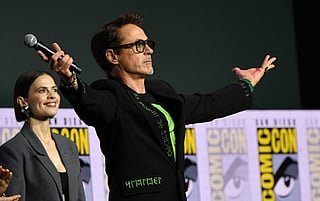 US actor Robert Downey Jr. attends the Marvel panel during Comic-Con International in San Diego, California, on July 25, 2026.