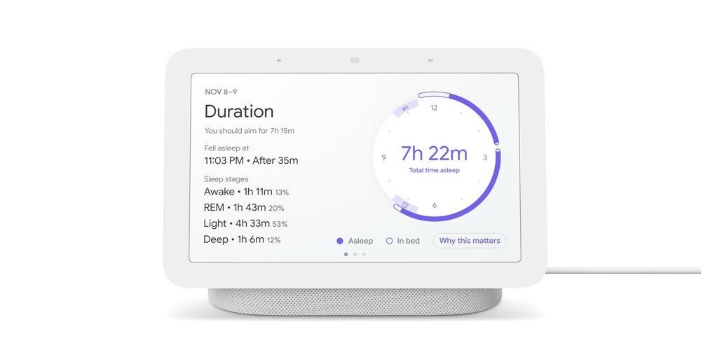 Nest Hub sleep stages