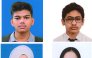Clockwise from top left: Abdur Rehman Javaid, Jassim Khokhar, Jewairya Aqdus and Maham Shahid.