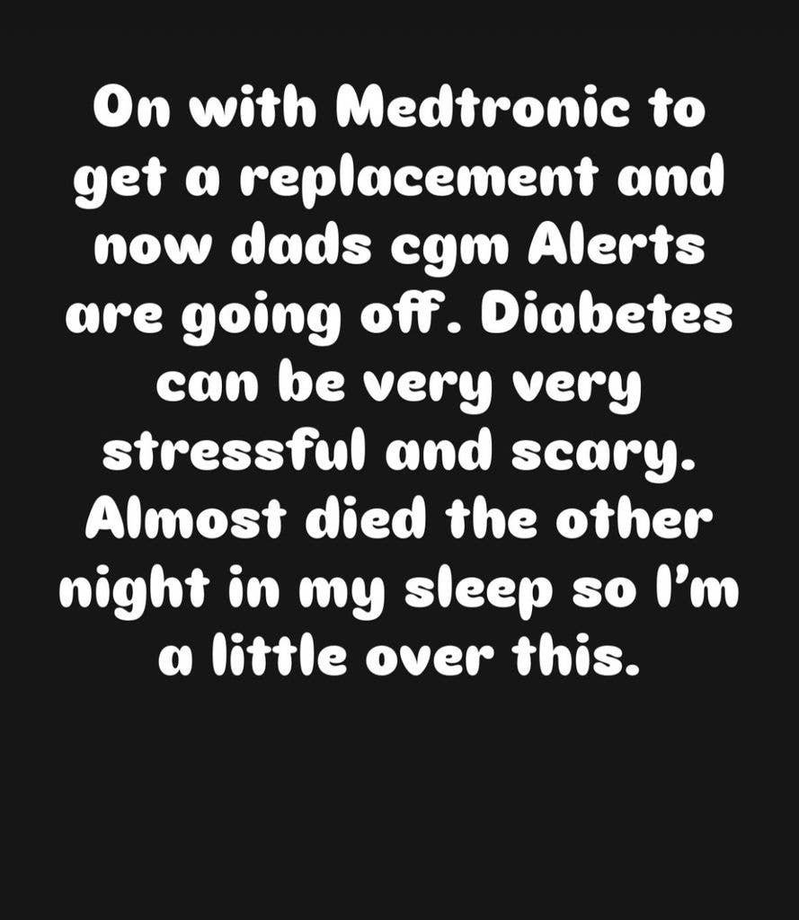 Maria's message about almost dying in her sleep