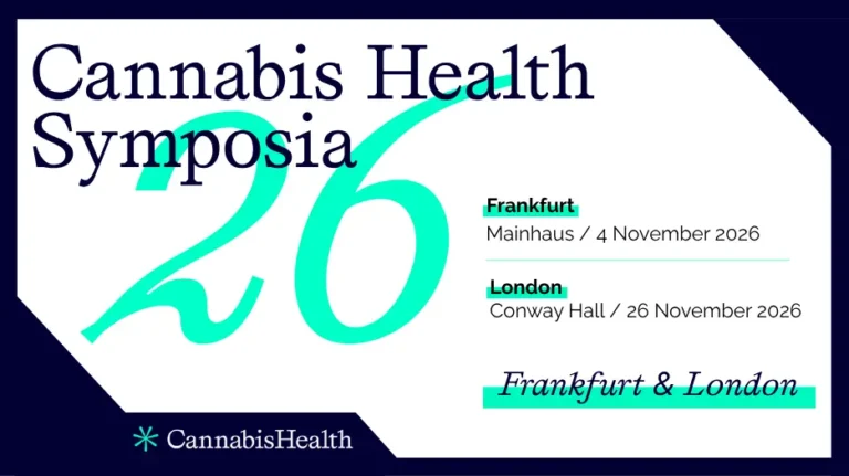 Frankfurt Cannabis Health Symposium Tickets Enter General Release — Agenda So Far