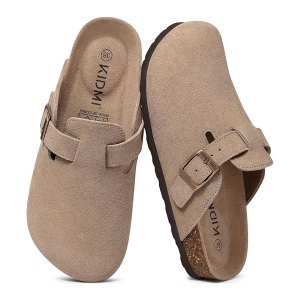 KIDMI Genuine Suede Clogs