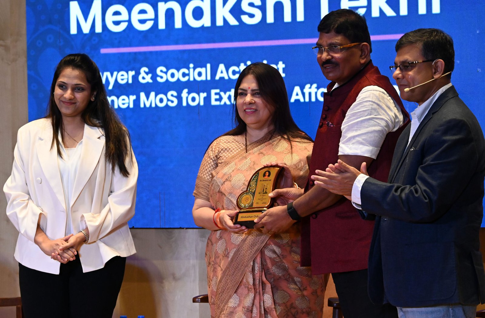Meenakshi Lekhi decodes ambition, mental wellness and womanhood during an afternoon of reflections at Hindusthan Club