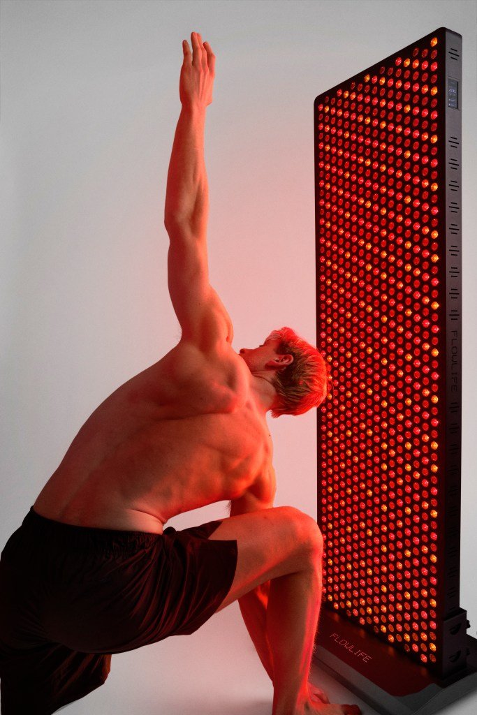 Researchers believe red light therapy could help support muscle recovery by improving cellular repair