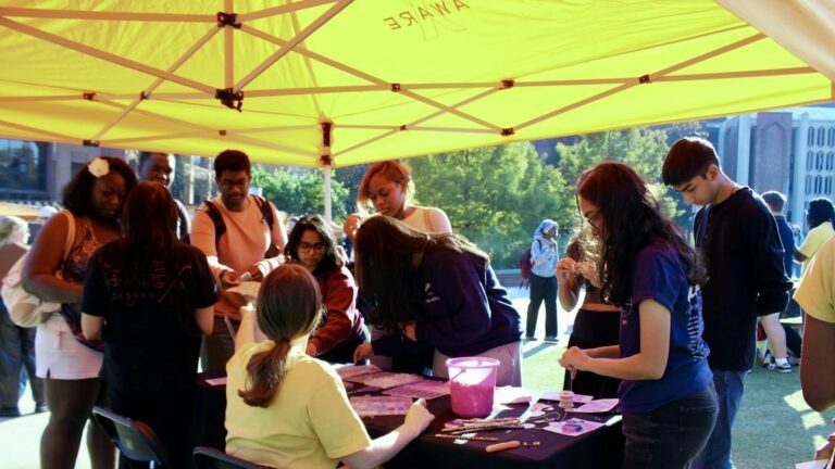 PHOTOS: Wellness Fair hosts student organizations, discusses mental health and wellness -