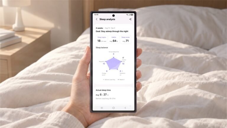 Samsung Health Makes Sleep Coaching Easier To Start and Tailors Weekly Guidance - Samsung Global Newsroom