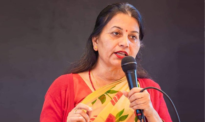 Mahalaxmi Upadhyaya 'Dina' to Contest for General Secretary or Vice President in Nepali Congress's 15th General Convention