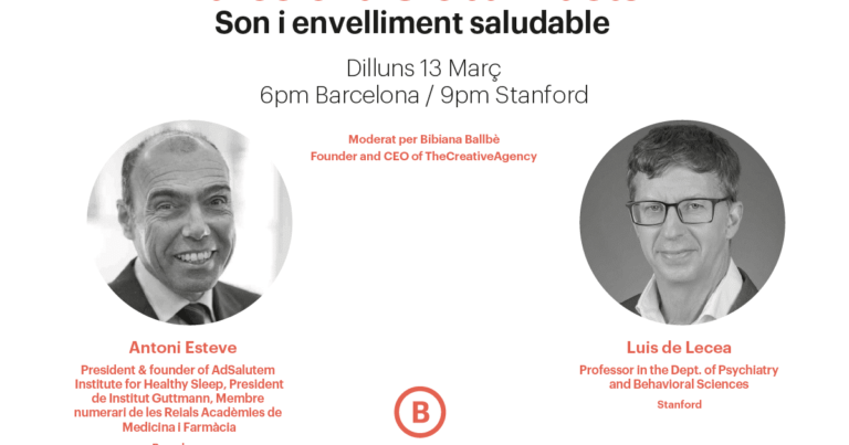 Antoni Esteve and Luis de Lecea dialogue about sleep health in 'Barcelona Global Duets'