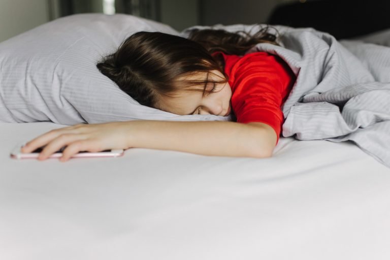 Teen sleeping