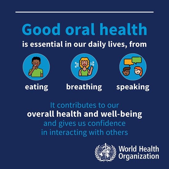 infographic good oral health